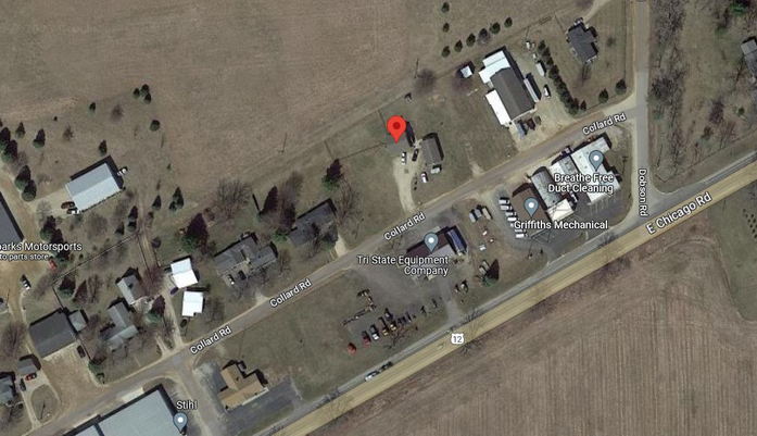 Blue Ribbon Motel - Aerial Map (newer photo)